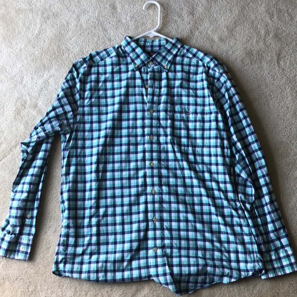 Vineyard Vines Slim Fit Tucker Button Down Size L